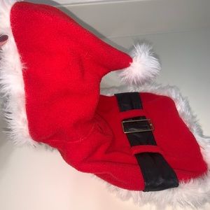 Small Dog Santa Suit